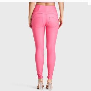 Freddy Pink Faux leather pants jeans 4 Small